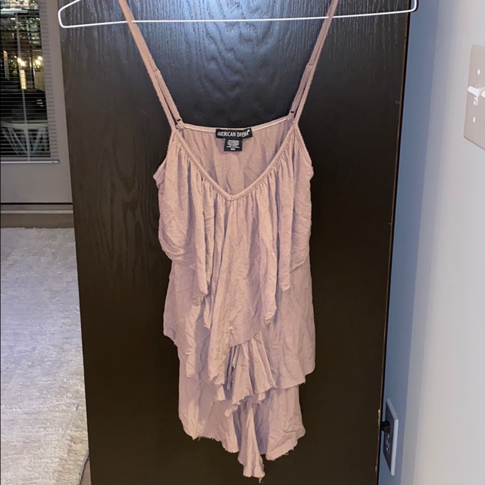 Spaghetti strap tank top